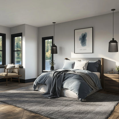 Custom Lake Bathymetric - Canvas Wall Art